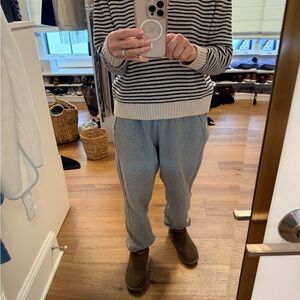 Striped V-Neck Sweater